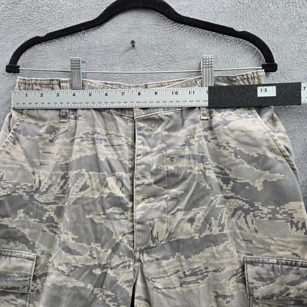 Propper Men‎ Pants 32L Gray Cargo Tiger Camouflage Air Force Utility Trouser Y2K